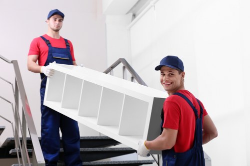 Moving van service operating in Islington residential streets