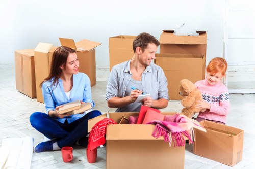 Moving home in a busy Islington street with local property access challenges