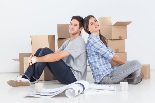 Local moving truck helping with home and office relocations in Islington