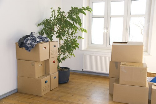 Packing and furniture handling for a flat move