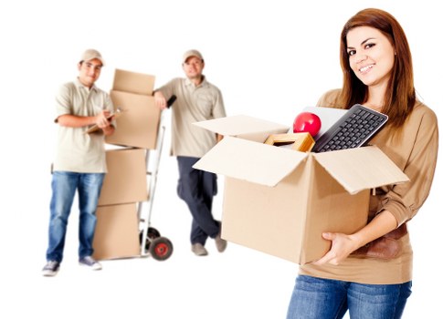 Office moving supplies and furniture prepared for a commercial relocation in Islington