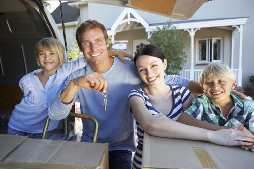 Local movers handling a flat move in Islington with care