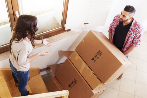 House movers planning a residential relocation in Islington